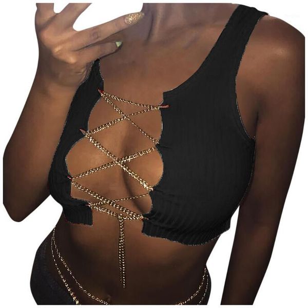 women summer clothes sleeveless style tees female fashion cut out crop hollow out strappy #8.31, White
women summer clothes sleeveless style tees female fashion cut out crop hollow out strappy #8.31, White