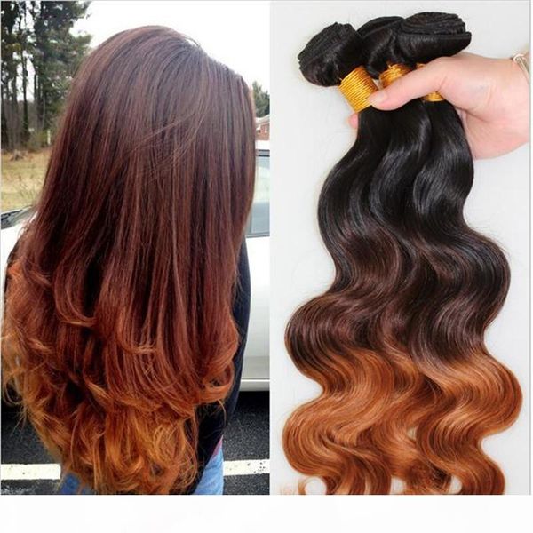 virgin malaysian body wave wavy ombre hair wefts #1b 4 30 dark roots three tone colored malaysian human hair weave bundles 3pcs lot, Black
virgin malaysian body wave wavy ombre hair wefts #1b 4 30 dark roots three tone colored malaysian human hair weave bundles 3pcs lot, Black