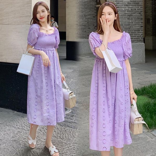 maternity dresses 6828# 2021 summer korean fashion dress elegant slim waist loose clothes for pregnant women cotton lace pregnancy long, White
maternity dresses 6828# 2021 summer korean fashion dress elegant slim waist loose clothes for pregnant women cotton lace pregnancy long, White