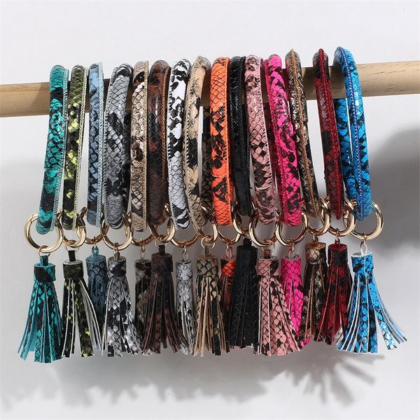 tassel bangle keychain bracelets keyring snake leather o wristlet bracelet circle charm key ring holder wristbands party favor dbc 102 p2
tassel bangle keychain bracelets keyring snake leather o wristlet bracelet circle charm key ring holder wristbands party favor dbc 102 p2