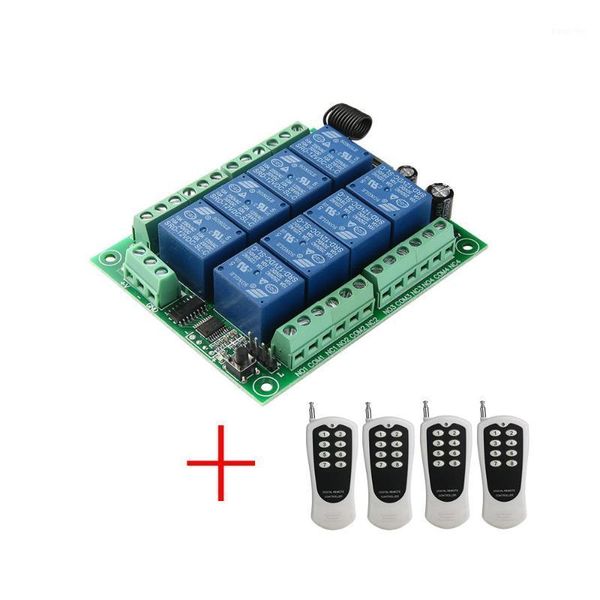 dc12v 8ch wireless smart home remote control switch receiver relay module controller tx 8 buttons 433mhz rf transmitter1
dc12v 8ch wireless smart home remote control switch receiver relay module controller tx 8 buttons 433mhz rf transmitter1