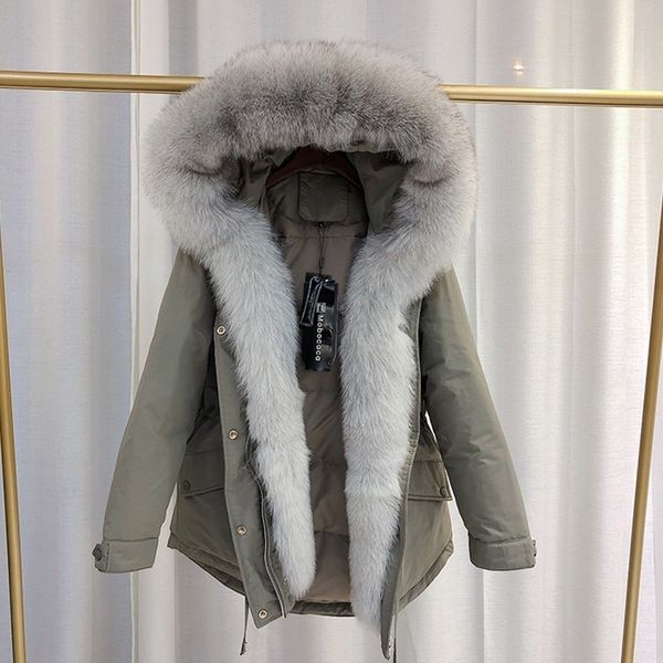 ftlzz winter down jacket real fox fur hooded parkas warm thickness adjustable waist snow overcoat natural fur collar coat 201203, Black
ftlzz winter down jacket real fox fur hooded parkas warm thickness adjustable waist snow overcoat natural fur collar coat 201203, Black