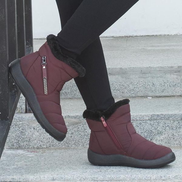 new 2020 snow boots women hook loop warm plush ladies boots rubber ankle for women big size female winter shoes, Black
new 2020 snow boots women hook loop warm plush ladies boots rubber ankle for women big size female winter shoes, Black