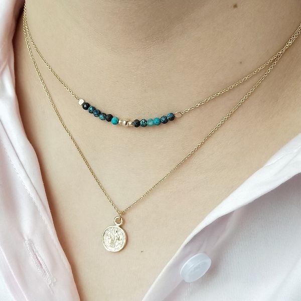 lii ji chrysocolla natural stone choker layered chain handmade elegant cross pendant necklace delicate jewelry dropshipping y19052301, Silver
lii ji chrysocolla natural stone choker layered chain handmade elegant cross pendant necklace delicate jewelry dropshipping y19052301, Silver
