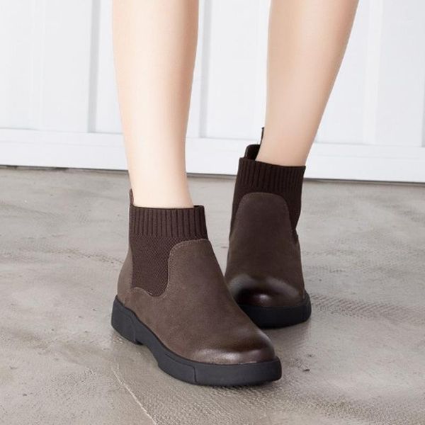 boots female genuine cow leather woman handmade flat shoes ankle black elastic band zipper low heels riding normal size 20211
boots female genuine cow leather woman handmade flat shoes ankle black elastic band zipper low heels riding normal size 20211