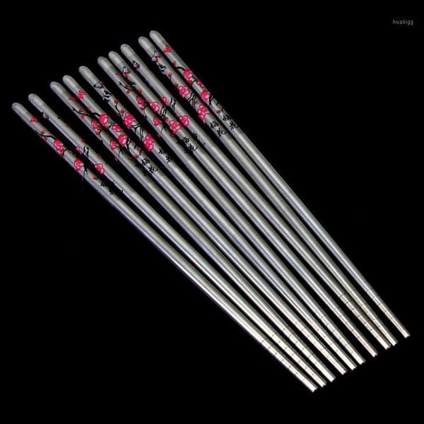 5 pairs stainless steel flower chopsticks chinese elegant plum flower pattern chopsticks home kitchen restaurant chop sticks1
5 pairs stainless steel flower chopsticks chinese elegant plum flower pattern chopsticks home kitchen restaurant chop sticks1