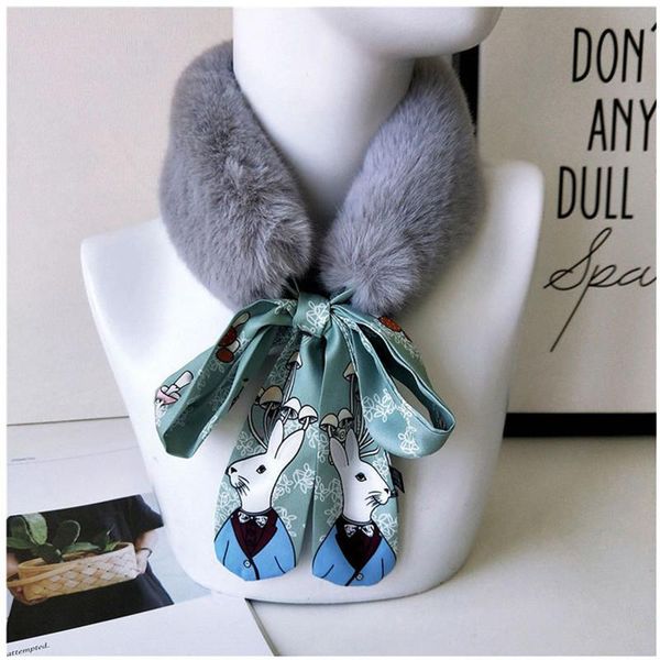 new fashion soft women faux rabbit fur collar scarf plush collar neck warmer winter foulard femme skinny silk shawl wrap wmtjvz bdesybag, Blue;gray
new fashion soft women faux rabbit fur collar scarf plush collar neck warmer winter foulard femme skinny silk shawl wrap wmtjvz bdesybag, Blue;gray