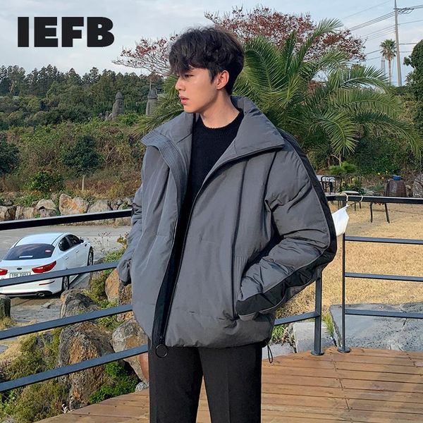 men's down & parkas iefb cotton padded jackets autumn winter thickened couple's coat korean fashion stand collar oversized, Black
men's down & parkas iefb cotton padded jackets autumn winter thickened couple's coat korean fashion stand collar oversized, Black