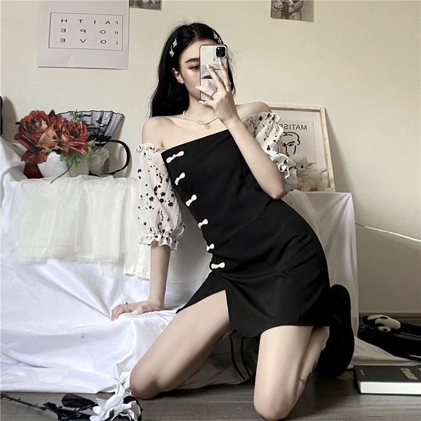 korean ins one line collar shows thin temperamentfrench improved skirt dress korean ins one line collar shows thin temperamentfrench improve, Black;gray
korean ins one line collar shows thin temperamentfrench improved skirt dress korean ins one line collar shows thin temperamentfrench improve, Black;gray