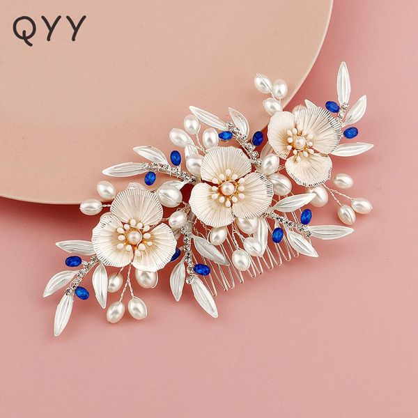 люкс свадебные волос гребень зажимы ювелирные изделия цветка перлы серебро цвет волос для женщин аксессуары blue crystal bride заставкой под, Silver
люкс свадебные волос гребень зажимы ювелирные изделия цветка перлы серебро цвет волос для женщин аксессуары blue crystal bride заставкой под, Silver