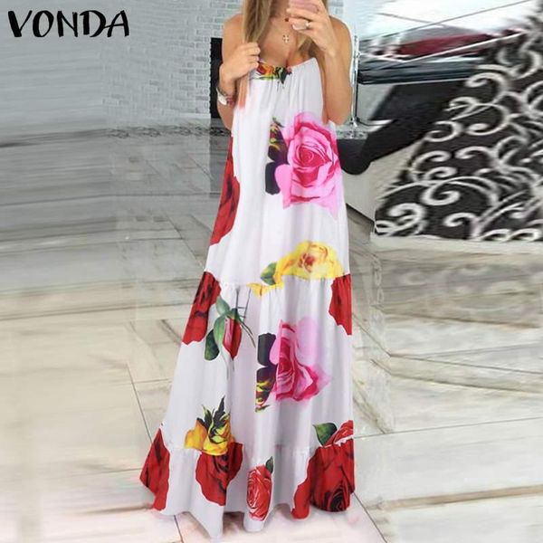 summer long maxi dress beach holiday sundress 2020 vonda bohemian floral dress loose full length beach sundress plus size robe, Black;gray
summer long maxi dress beach holiday sundress 2020 vonda bohemian floral dress loose full length beach sundress plus size robe, Black;gray