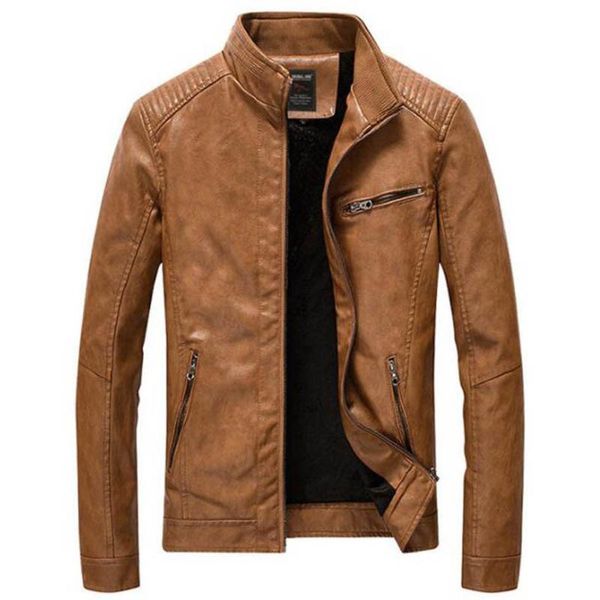 men's fur & faux winter fashion leather jacket men slim thick outwear pu motorcycle coats jaqueta de couro mascul drop, Black
men's fur & faux winter fashion leather jacket men slim thick outwear pu motorcycle coats jaqueta de couro mascul drop, Black