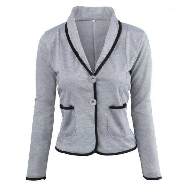 women pure color blazer and jackets elegant long sleeve short office single breasted ladies blazer streetwear plus size 5xl1, White;black
women pure color blazer and jackets elegant long sleeve short office single breasted ladies blazer streetwear plus size 5xl1, White;black