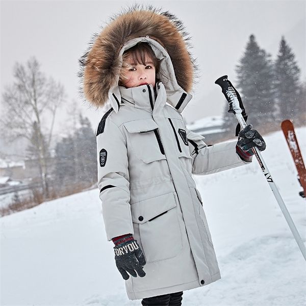 3qr teenage winter parkas girl boy 90% down jackets -30 real fur hoodies casual children coat size 8 10 12 14 15 years old lj201120, Blue;gray
3qr teenage winter parkas girl boy 90% down jackets -30 real fur hoodies casual children coat size 8 10 12 14 15 years old lj201120, Blue;gray