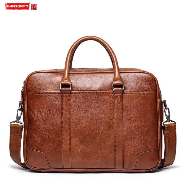 men's leather handbag genuine leather briefcase large capacity computer bag cowhide crossbody bag and america new europe 15.6
men's leather handbag genuine leather briefcase large capacity computer bag cowhide crossbody bag and america new europe 15.6