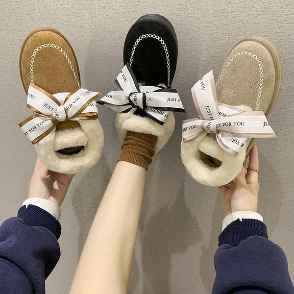 мода из натуральной кожи меха подкладка девушки bowknots лодыжки снега сапоги для зимней обуви квартиры snow boots обувь для женщин, Black
мода из натуральной кожи меха подкладка девушки bowknots лодыжки снега сапоги для зимней обуви квартиры snow boots обувь для женщин, Black