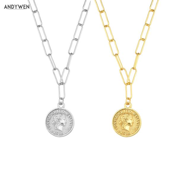 andywen new 100% 925 sterling silver big horoscope chain coins queen women necklace 2020 rock punk women fashion jewelry 2020 q0531
andywen new 100% 925 sterling silver big horoscope chain coins queen women necklace 2020 rock punk women fashion jewelry 2020 q0531