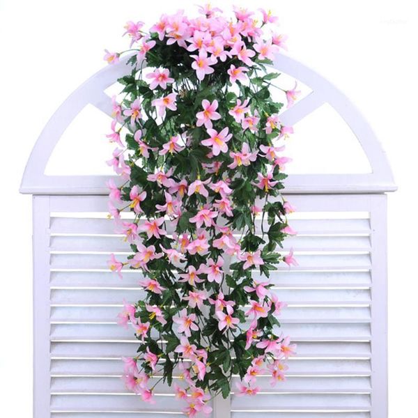 decorative flowers & wreaths 2pcs flores artificiales simulation plants silk pink lily rattan garland festival home ornament sztuczne kwiaty
decorative flowers & wreaths 2pcs flores artificiales simulation plants silk pink lily rattan garland festival home ornament sztuczne kwiaty