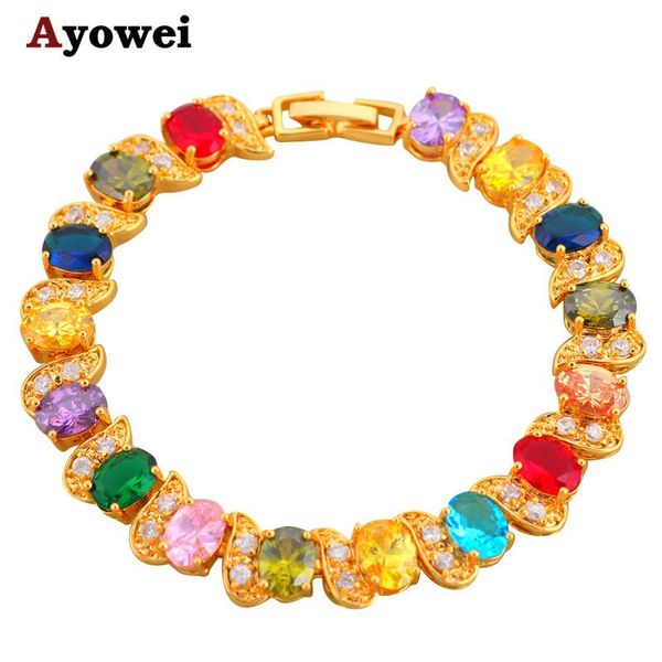 beautiful gold color bracelets color crystal design zircon health nickel & lead fashion jewelry tb395a, Black
beautiful gold color bracelets color crystal design zircon health nickel & lead fashion jewelry tb395a, Black
