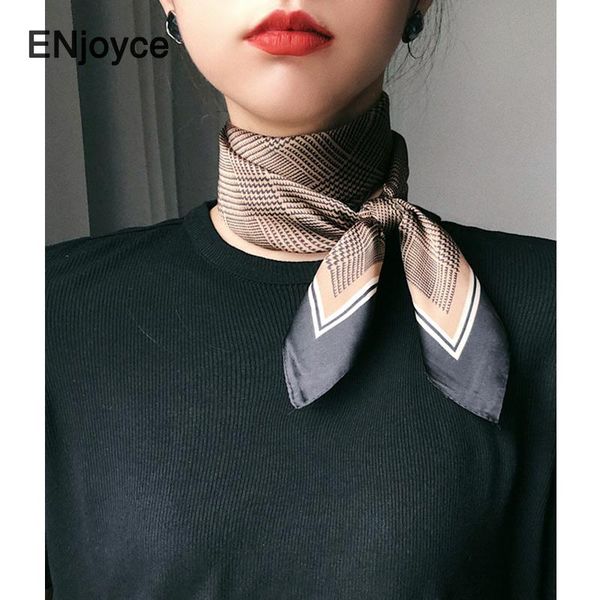new silk satin head scarf for women retro plaid print kerchief neck scarfs square shawls scarves ladies dropshipping, Blue;gray
new silk satin head scarf for women retro plaid print kerchief neck scarfs square shawls scarves ladies dropshipping, Blue;gray