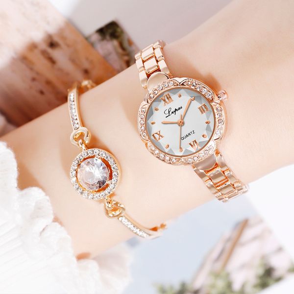 lvpai brand 2pc/set luxury watches ladies beautiful roman numerals watch set bracelet dress wristwatch female clock montre, Slivery;brown
lvpai brand 2pc/set luxury watches ladies beautiful roman numerals watch set bracelet dress wristwatch female clock montre, Slivery;brown
