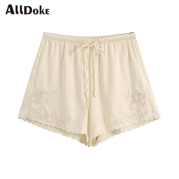 women's shorts alldoke high waist vintage embroidery women summer drawstring ruffles stain casual beige flower office lady mujer, White;black
women's shorts alldoke high waist vintage embroidery women summer drawstring ruffles stain casual beige flower office lady mujer, White;black