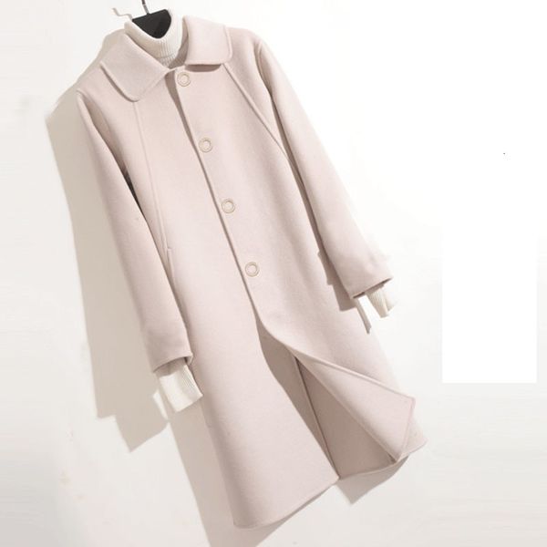 2021 new coat spring fall female fleece double single woollen womanhood winter wool a550 l6u1, Black
2021 new coat spring fall female fleece double single woollen womanhood winter wool a550 l6u1, Black
