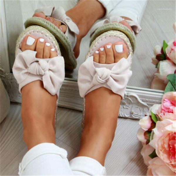 slippers 2020 summer women terlik woman slip on sandals bow flat linen summer espadrille shoes chanclas de mujer1, Black
slippers 2020 summer women terlik woman slip on sandals bow flat linen summer espadrille shoes chanclas de mujer1, Black