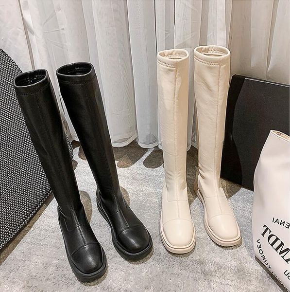 women boots winter snow booties black white elastic pleated thick bottom fashion womens boot leather shoes size 35-40
women boots winter snow booties black white elastic pleated thick bottom fashion womens boot leather shoes size 35-40