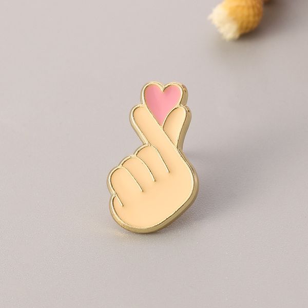 cute fashion hand heart gesture brooch enamel pin sign language lapel pins metal badges gifts for women men friends brooches, Blue
cute fashion hand heart gesture brooch enamel pin sign language lapel pins metal badges gifts for women men friends brooches, Blue