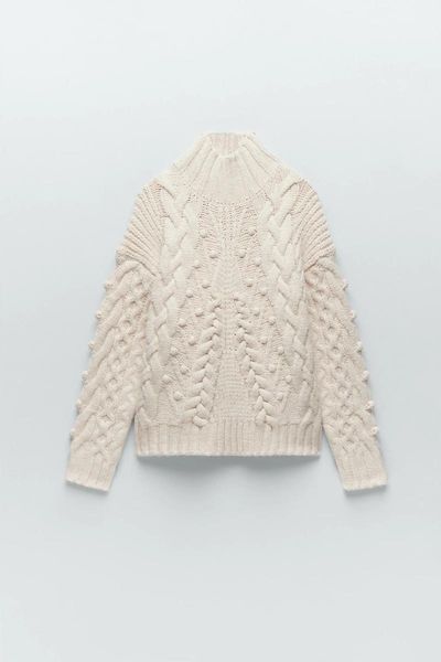 women's sweaters 2021 knitted sweater autumn and winter solid color plus stitch embroidery long-sleeved elegant street casual, White;black
women's sweaters 2021 knitted sweater autumn and winter solid color plus stitch embroidery long-sleeved elegant street casual, White;black