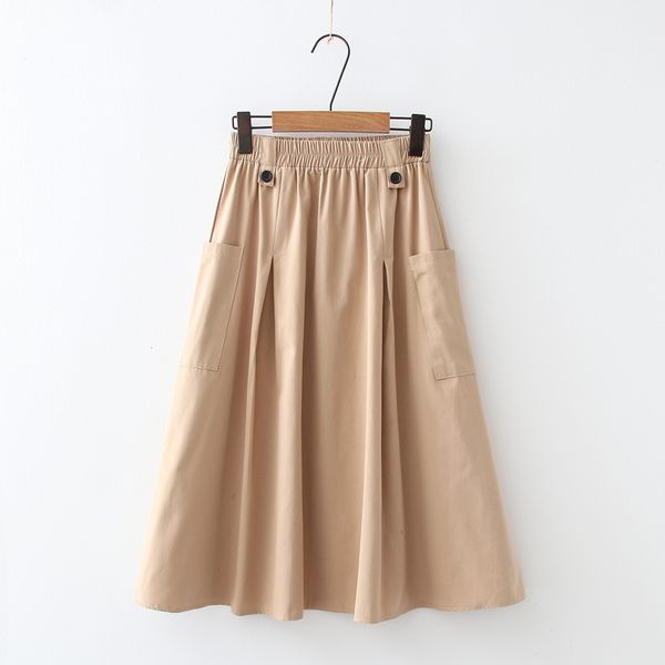 2021 new spring summer women pleated high waist a line casual female skirt with pocket oi6s, Black
2021 new spring summer women pleated high waist a line casual female skirt with pocket oi6s, Black