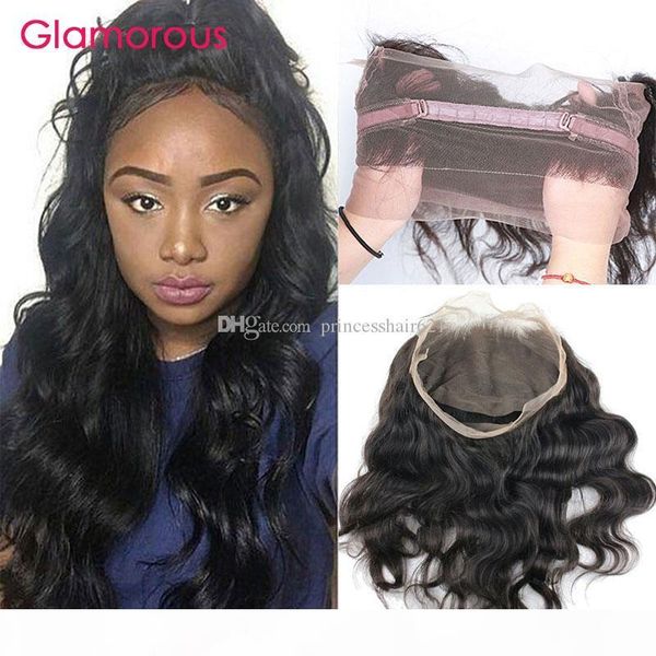 glamorous body wave brazilian hair closure 360 frontal 8-20in 100% human hair round lace closure peruvian indian malaysain hair 360 frontals, Black;brown
glamorous body wave brazilian hair closure 360 frontal 8-20in 100% human hair round lace closure peruvian indian malaysain hair 360 frontals, Black;brown