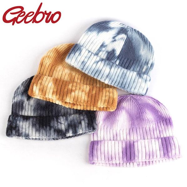 beanie/skull caps geebro tie dye knitted women/men hat beanie winter warm casual cap street style hip hop cuffed short melon, Blue;gray
beanie/skull caps geebro tie dye knitted women/men hat beanie winter warm casual cap street style hip hop cuffed short melon, Blue;gray