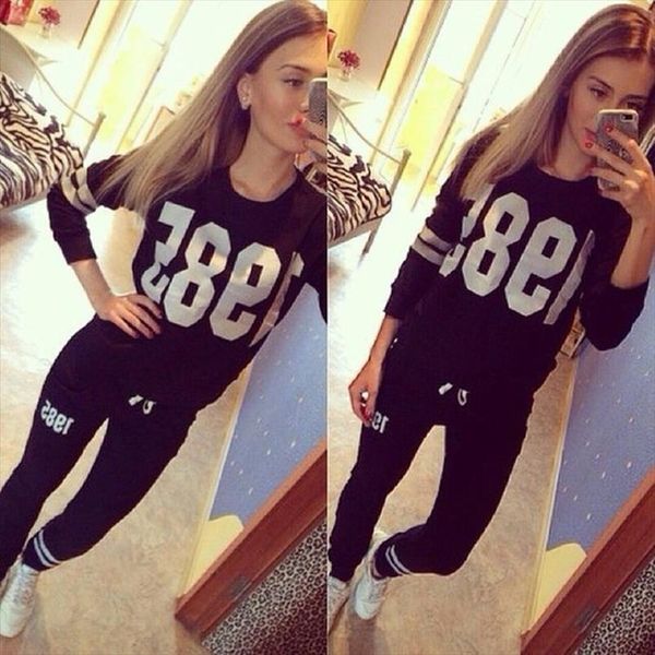 number 1987 new suit set 2020 women tracksuit two piece sport style outfit jogging sweatshirt fitness lounge sportwear, Gray
number 1987 new suit set 2020 women tracksuit two piece sport style outfit jogging sweatshirt fitness lounge sportwear, Gray