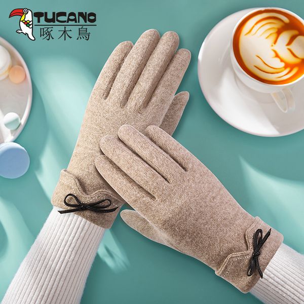 woodpecker cashmere ladies lovely autumn and winter plush warm driving riding touch screen wool gloves, Blue;gray
woodpecker cashmere ladies lovely autumn and winter plush warm driving riding touch screen wool gloves, Blue;gray