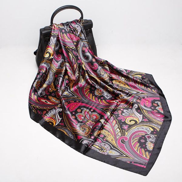 2021 90x90 cashew print multipurpose women silk twill scarf satin square tie hairband ladies foulard femme towel bufanda shawl, Blue;gray
2021 90x90 cashew print multipurpose women silk twill scarf satin square tie hairband ladies foulard femme towel bufanda shawl, Blue;gray