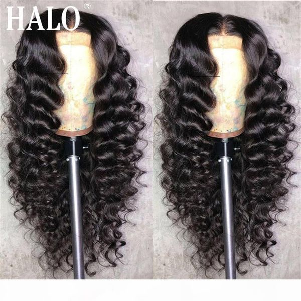 28 30 inch loose deep wave 13x4 lace frontal wig brazilian glueless pre plucked remy lace front human hair wigs for black women, Black;brown
28 30 inch loose deep wave 13x4 lace frontal wig brazilian glueless pre plucked remy lace front human hair wigs for black women, Black;brown