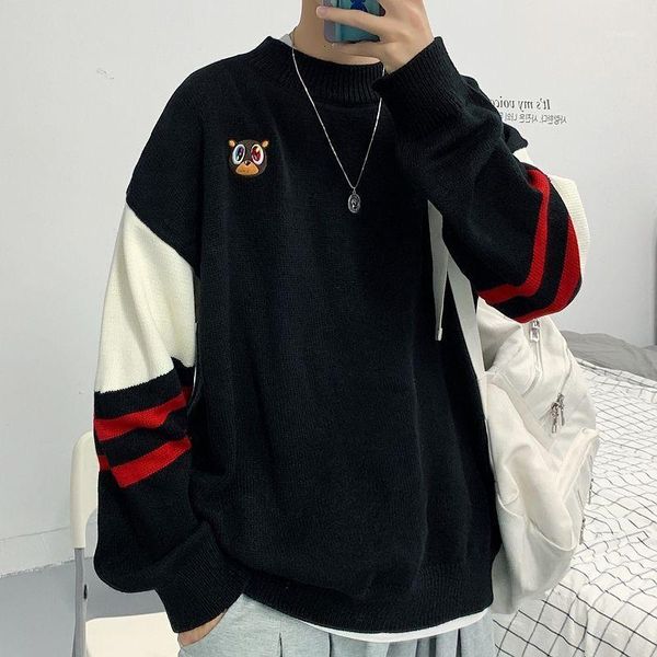 2020 autumn and winter new men's knitted stitching fashion casual crewneck embroidered sweater loose and simple coat size -2xl1, White;black
2020 autumn and winter new men's knitted stitching fashion casual crewneck embroidered sweater loose and simple coat size -2xl1, White;black