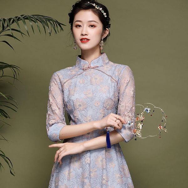 jojfk dresslace trend chinese wind 2020 national women lace 20087 summer dresscheongsam improved dress daily life dress girl euicw, Black;gray
jojfk dresslace trend chinese wind 2020 national women lace 20087 summer dresscheongsam improved dress daily life dress girl euicw, Black;gray