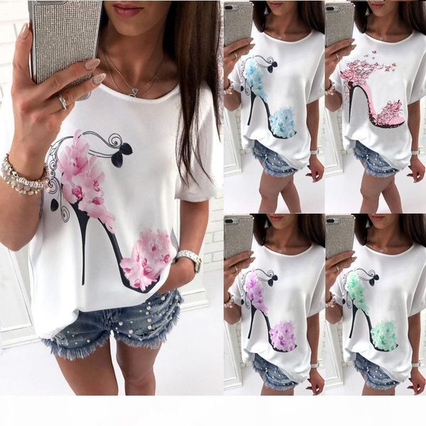 2018 new cotton fashion loose wonen's t-shirt batwing short sleeve tees high heels print crew neck ladies tshirt, White
2018 new cotton fashion loose wonen's t-shirt batwing short sleeve tees high heels print crew neck ladies tshirt, White