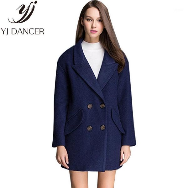 women's wool & blends 2021 winter plus size fashion women warm loose long section coat solid color retro woolen female ljj02011, Black
women's wool & blends 2021 winter plus size fashion women warm loose long section coat solid color retro woolen female ljj02011, Black