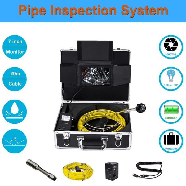 23mm sewer pipe drain inspection camera system with 7inch display 20m cable 1000tvl hd drain pipe inspection camera
23mm sewer pipe drain inspection camera system with 7inch display 20m cable 1000tvl hd drain pipe inspection camera