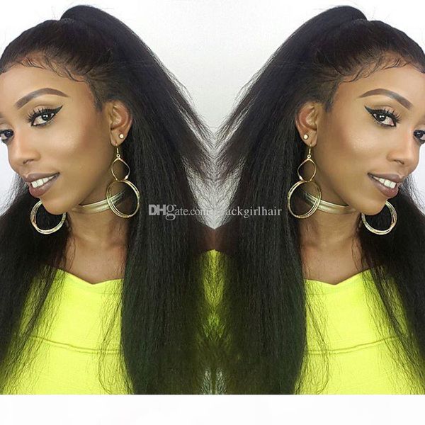full lace human hair wigs for black women brazilian yaki straight lace wigs non remy with baby hair, Black;brown
full lace human hair wigs for black women brazilian yaki straight lace wigs non remy with baby hair, Black;brown