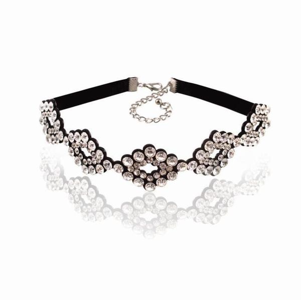 2020 new colorful crystal choker necklace for women fashion design black rope gold chain statement girls necklace jewelry, Golden;silver
2020 new colorful crystal choker necklace for women fashion design black rope gold chain statement girls necklace jewelry, Golden;silver