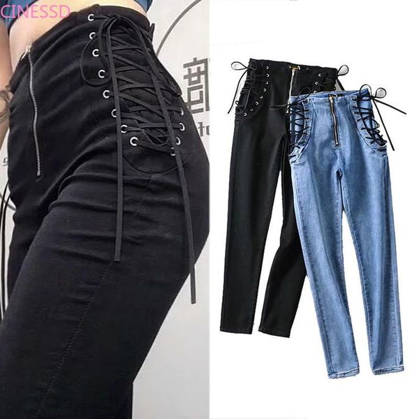2021 lace up high waist women jeans street fashion fitness trousers vintage pants woman outfits denim female slim casual jeans, Blue
2021 lace up high waist women jeans street fashion fitness trousers vintage pants woman outfits denim female slim casual jeans, Blue