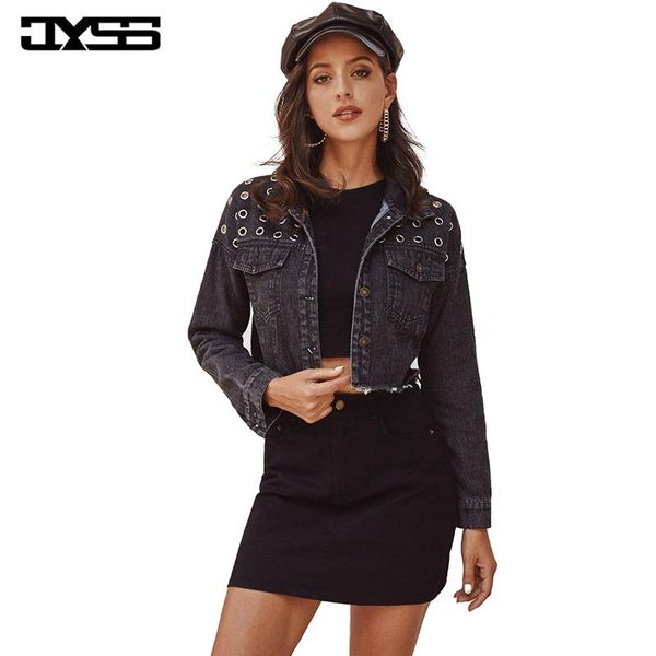 jyss fashion black denim coat women turn down collar short single breasted metal holes coats girl outwear denim coats 20068, Black;brown
jyss fashion black denim coat women turn down collar short single breasted metal holes coats girl outwear denim coats 20068, Black;brown