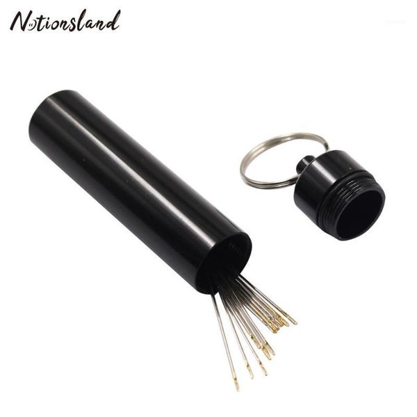 24pcs self threading needles large eye sewing needles & stainless steel needle case for needlework sewing supplies1, Black
24pcs self threading needles large eye sewing needles & stainless steel needle case for needlework sewing supplies1, Black