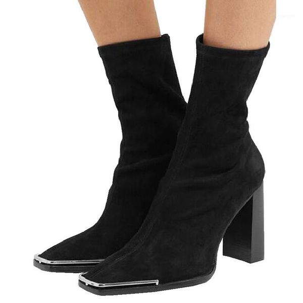 boots autumn metal square toe ankle for women fashion patent leather botas mujer 2021 thick high heels winter shoes women1, Black
boots autumn metal square toe ankle for women fashion patent leather botas mujer 2021 thick high heels winter shoes women1, Black