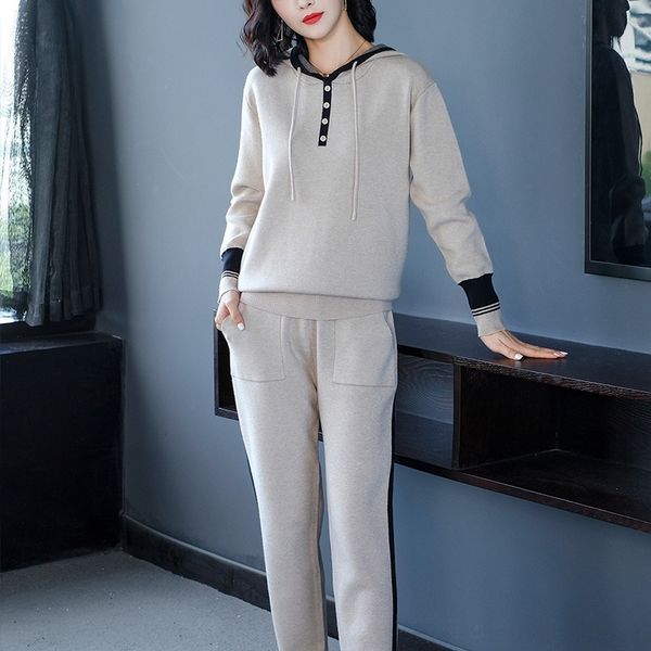 oc736 loose sportswear women's autumn and winter sweater sweaternew fashion hooded sweater with thin and pants straight casual ggeov, Gray
oc736 loose sportswear women's autumn and winter sweater sweaternew fashion hooded sweater with thin and pants straight casual ggeov, Gray